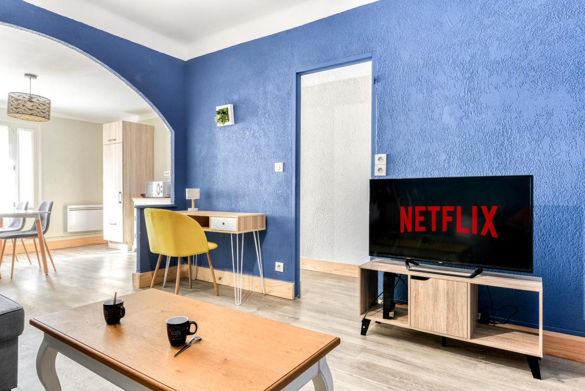 L'Arche De La Cite Avec Netflix Fibre Et Clim Apartment Carcassonne Bagian luar foto